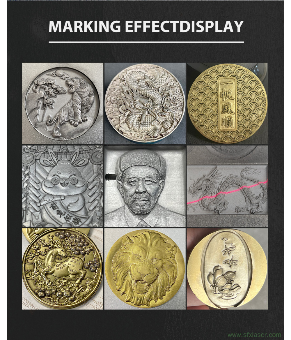 SFX 60W 80W 100W 3D Fiber Laser Engraver FEELTEK 3D Dynamic Focus System Lenmark Software 3D Laser Marking Machine SFX 60W 80W 100W 3D Fiber Laser Engraver FEELTEK 3D Dynamic Focus System Lenmark Software 3D Laser Marking Machine